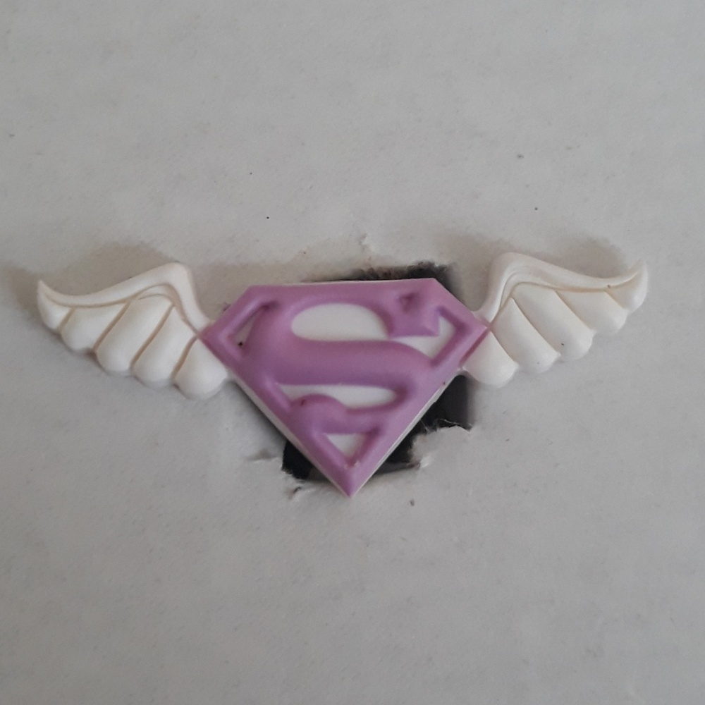 CROCS Jibbitz Super Girl Wing Angel Logo Charm